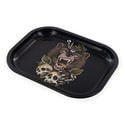 Roaring Bear - Metal Rolling Tray Small (TRIBE)