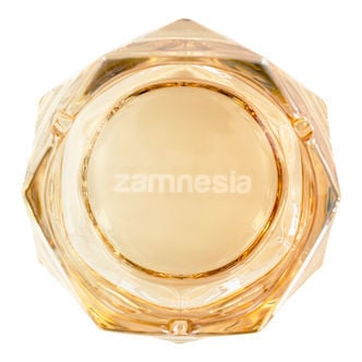 Gold Glass Ashtray (Zamnesia)