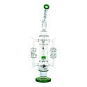 Sprinkler Shower Head Recycler Bong 20'' (Tsunami Glass)