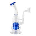 Concentrate Rig Shower Head Swiss 9'' (Tsunami Glass)