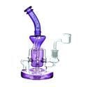 Shower Head Recycler Dab Rig 9″ (Tsunami Glass)