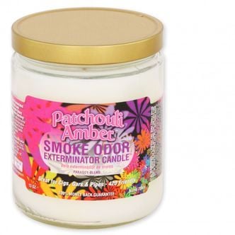 Candle Patchouli Amber (Smoke Odor Exterminator) 13oz