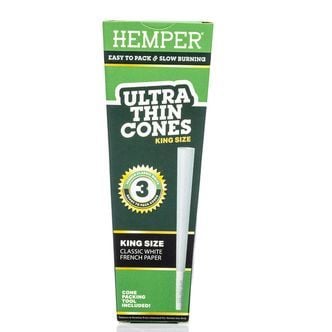 Hemper Ultra Thin White King Size Cones