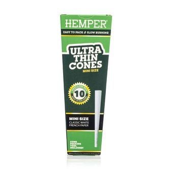 Hemper Ultra Thin White Mini Cones