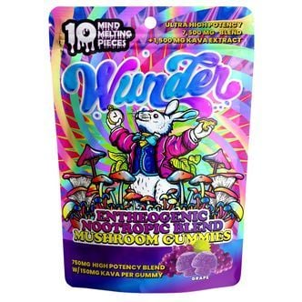 Ultra High Potency Mushroom + Kava Gummies (Wunder)