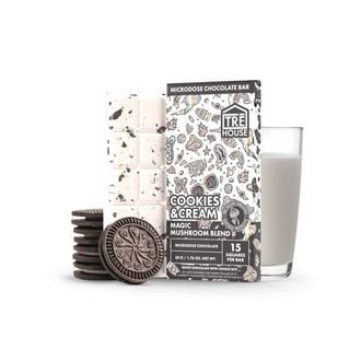 Cookies & Cream Magic Mushroom Chocolate Bar (TRĒ House)