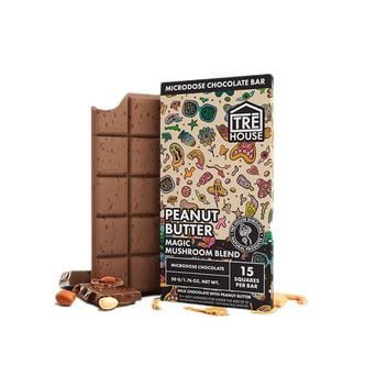 Peanut Butter Magic Mushroom Chocolate Bar (TRĒ House)