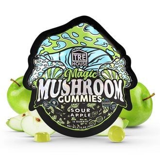 Sour Apple Magic Mushroom Gummies (TRĒ House)