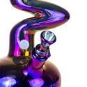 Glass Rainbow Zigzag Bong (Blaze Glass)