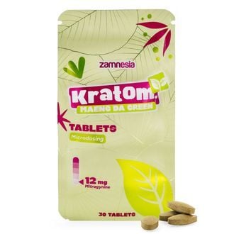 Kratom Microdosing Tablets - Maeng Da Green (Zamnesia)