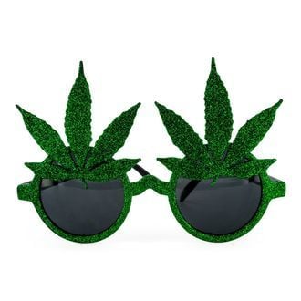 Ganja-Blatt-Sonnenbrille