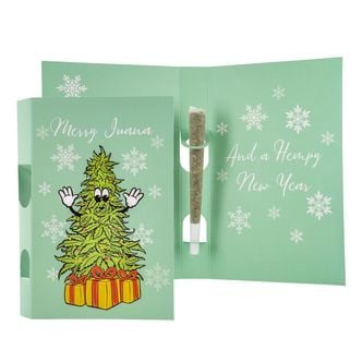 Weihnachtskarte „Merry Juana“