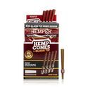 Hemp Cones 1¼ + Glass Tip 4PK (Hemper)