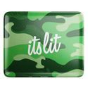 It's Lit! Light Green Camouflage Rolling Tray (Hemper)