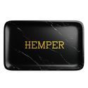 Luxe Black Marble Rolling Tray (Hemper)