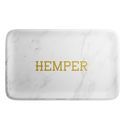 Luxe White Marble Rolling Tray (Hemper)