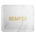 Luxe White Marble Rolling Tray (Hemper)