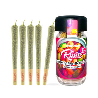 Runtz - THCa Mini Pre-Rolls 5-Pack 26% (Zamnesia)