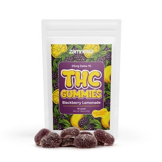 D10 THC Gummies 25 mg - Blackberry Lemonade (Zamnesia)