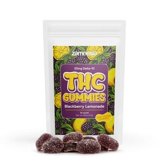 D10 THC Gummies 25 mg - Blackberry Lemonade (Zamnesia)