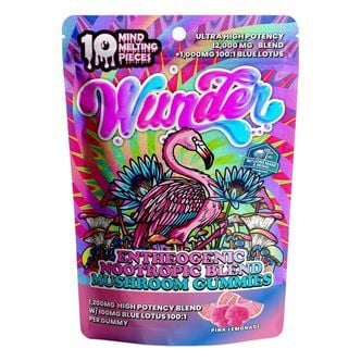 Entheogenic Blend Mushrooms + Blue Lotus - Pink Lemonade Flavor (Wunder)