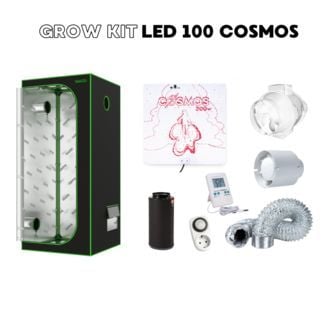 Growbox Komplettset 100x100 (Dark Box)