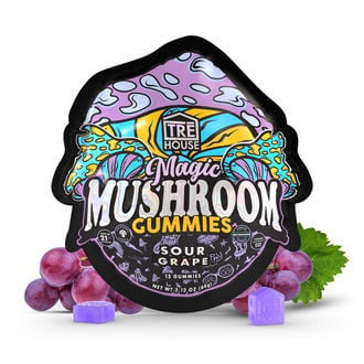 Sour Grape Magic Mushroom Gummies (TRĒ House)