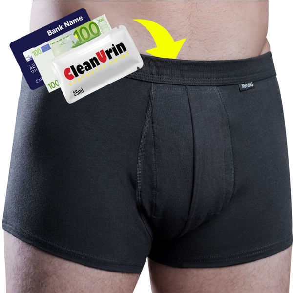 Men's Stash Underwear with a Secret Front Pocket