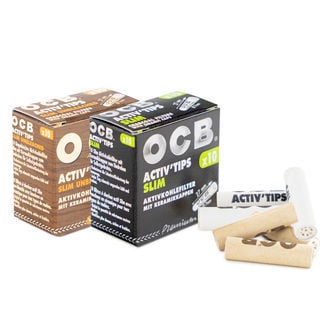 OCB Activ'Tips Slim Aktivkohlefilter