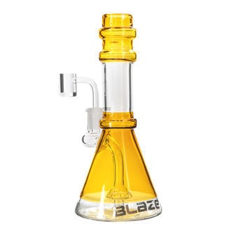 Glass Oil Bong Shower Head (Blaze Glass)