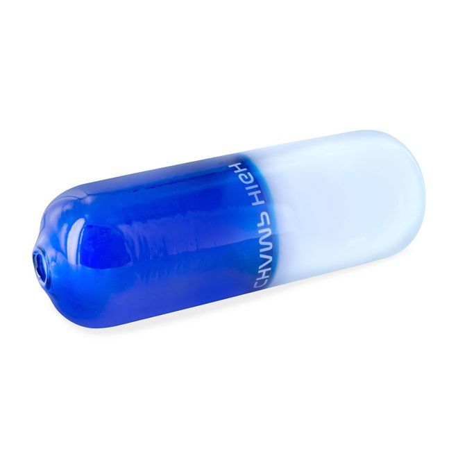 Glass pill bottle by voskovek