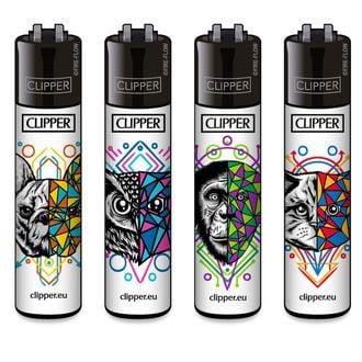 Lighter Clipper Geometrical Animals