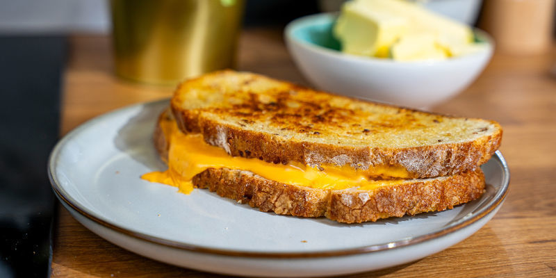 Grilled Cheese Sandwich Mit Cannabis