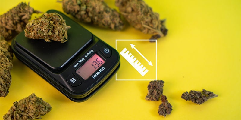 Different cannabis weight meassurements