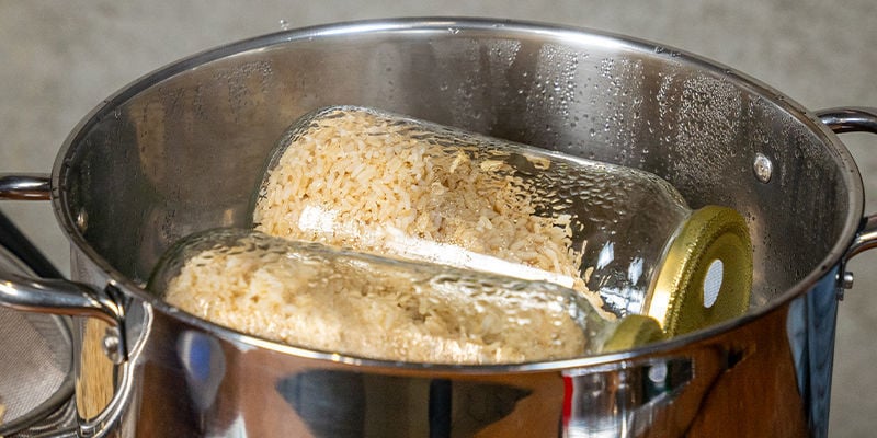 Can you sterilise mushroom spawn without a pressure cooker?