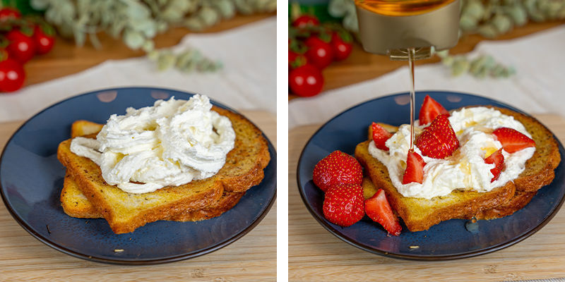 Top With Cannabis-Infused Whipped Cream, Fresh Berries, And A Drizzle Of Maple Syrup.