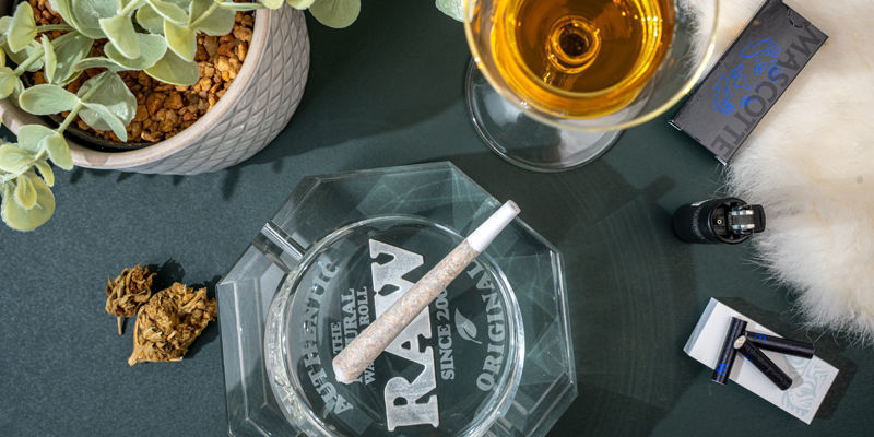 Crystal Glass Ashtray (RAW)