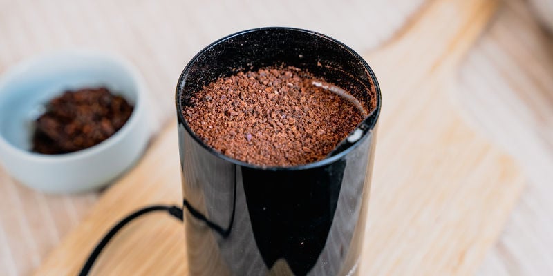 8. Place The Peeled Beans Into A Coffee Grinder