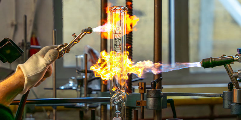 Flame polishing