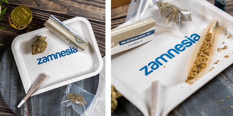 Hemp Rolling Tray Small (Zamnesia)