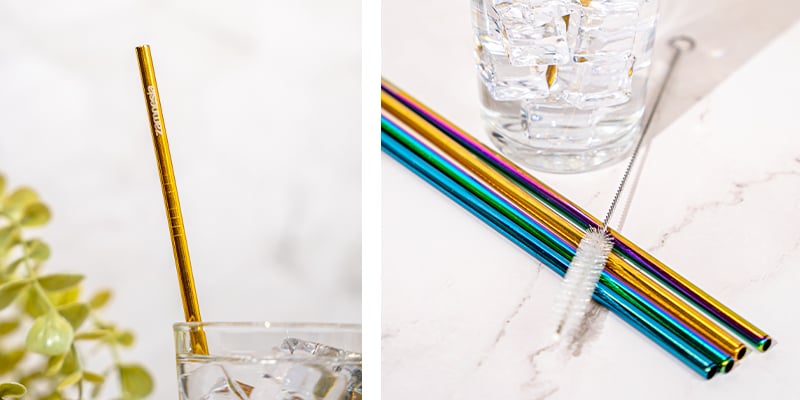 Metal Drinking Straws (Zamnesia)